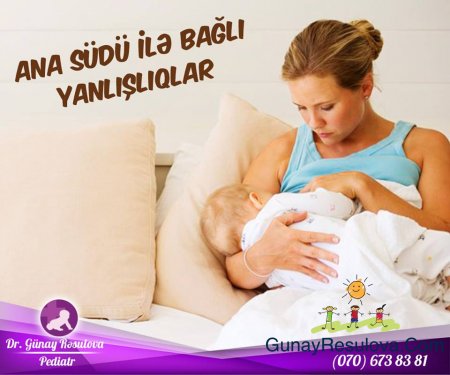 Ana südü ilə bağlı yanlışlıqlar.