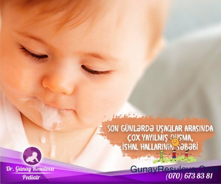 Yüksək qızdırma, inadlı qusma və ishal halları son günlər uşaqlar arasında çox yayılıb.